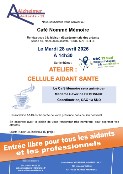 Atelier Cellule Aidant Santé